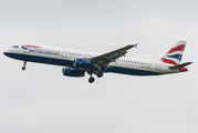 British Airways Airbus A321-231 (G-EUXH) at  Hamburg - Fuhlsbuettel (Helmut Schmidt), Germany