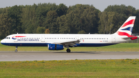 British Airways Airbus A321-231 (G-EUXH) at  Hamburg - Fuhlsbuettel (Helmut Schmidt), Germany