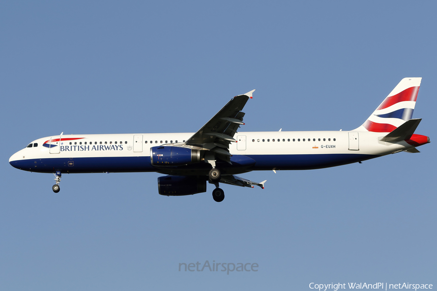 British Airways Airbus A321-231 (G-EUXH) | Photo 587553