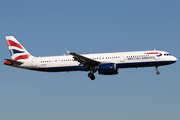 British Airways Airbus A321-231 (G-EUXI) at  Amsterdam - Schiphol, Netherlands