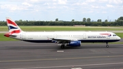 British Airways Airbus A321-231 (G-EUXI) at  Dusseldorf - International, Germany