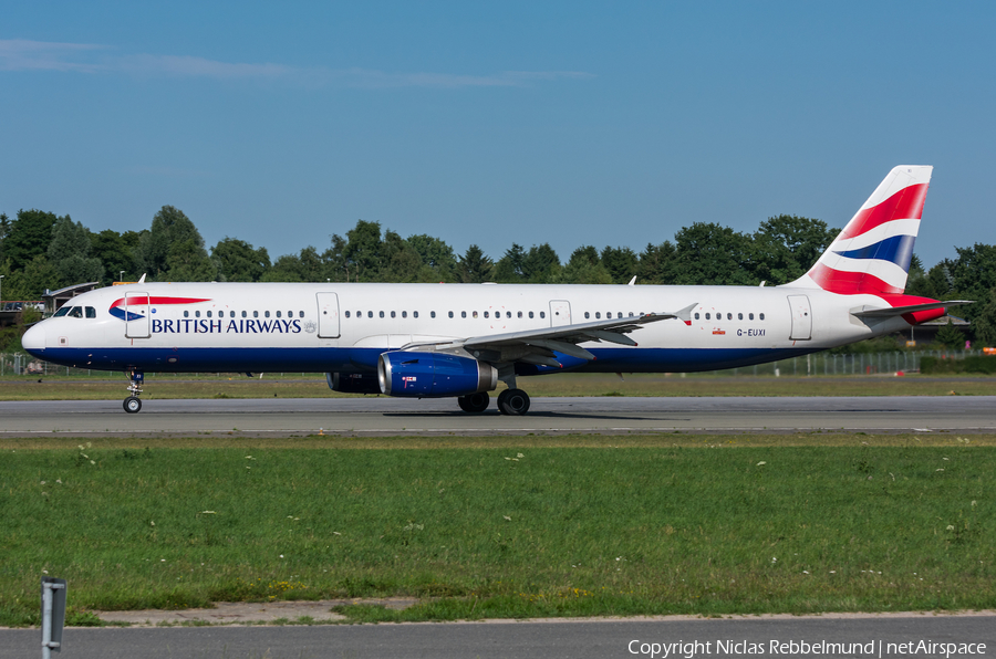 British Airways Airbus A321-231 (G-EUXI) | Photo 253448