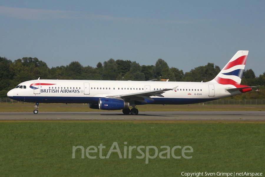 British Airways Airbus A321-231 (G-EUXI) | Photo 290011
