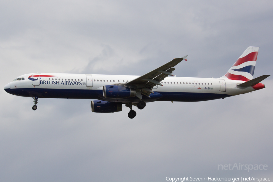 British Airways Airbus A321-231 (G-EUXI) | Photo 205152