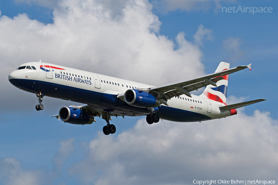 British Airways Airbus A321-231 (G-EUXI) | Photo 41784