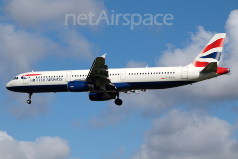 British Airways Airbus A321-231 (G-EUXI) at  London - Heathrow, United Kingdom