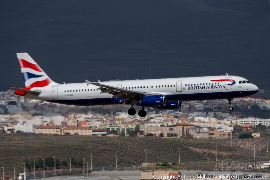 British Airways Airbus A321-231 (G-EUXI) | Photo 626111