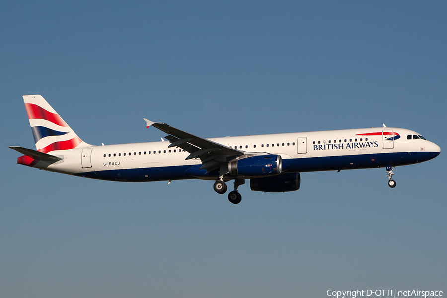 British Airways Airbus A321-231 (G-EUXJ) | Photo 200126