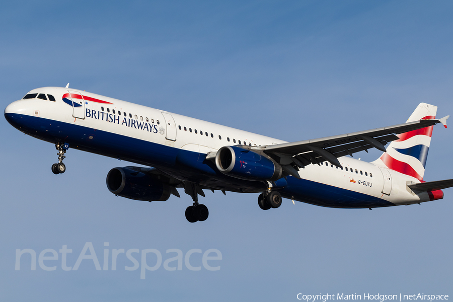 British Airways Airbus A321-231 (G-EUXJ) | Photo 130940