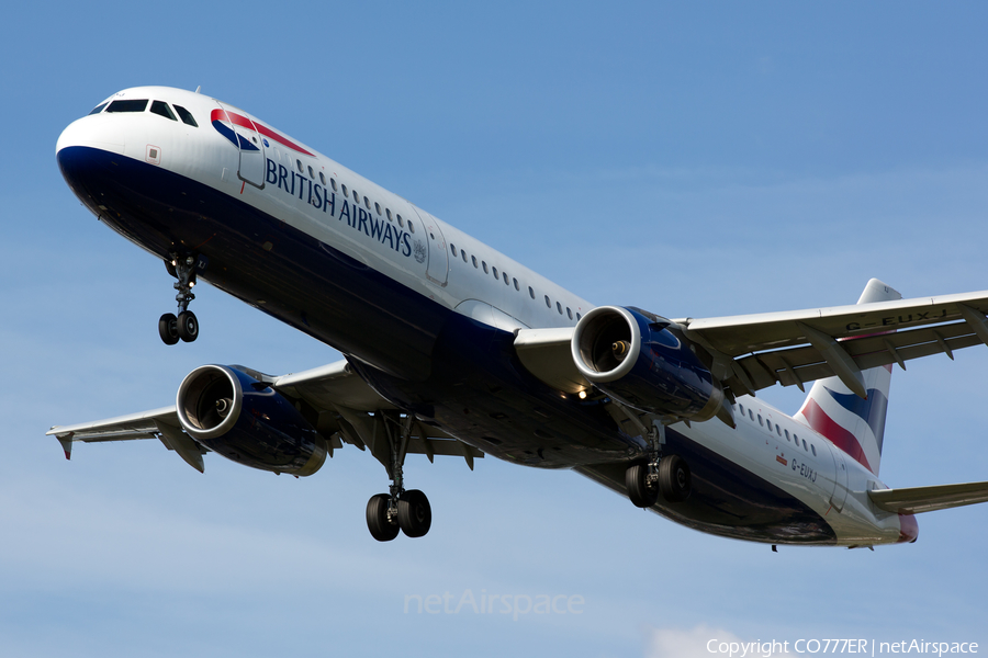 British Airways Airbus A321-231 (G-EUXJ) | Photo 73528