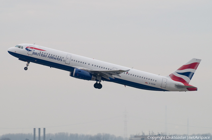 British Airways Airbus A321-231 (G-EUXK) | Photo 62218