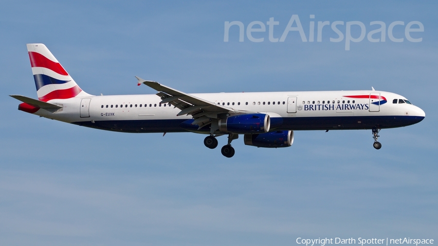 British Airways Airbus A321-231 (G-EUXK) | Photo 167317