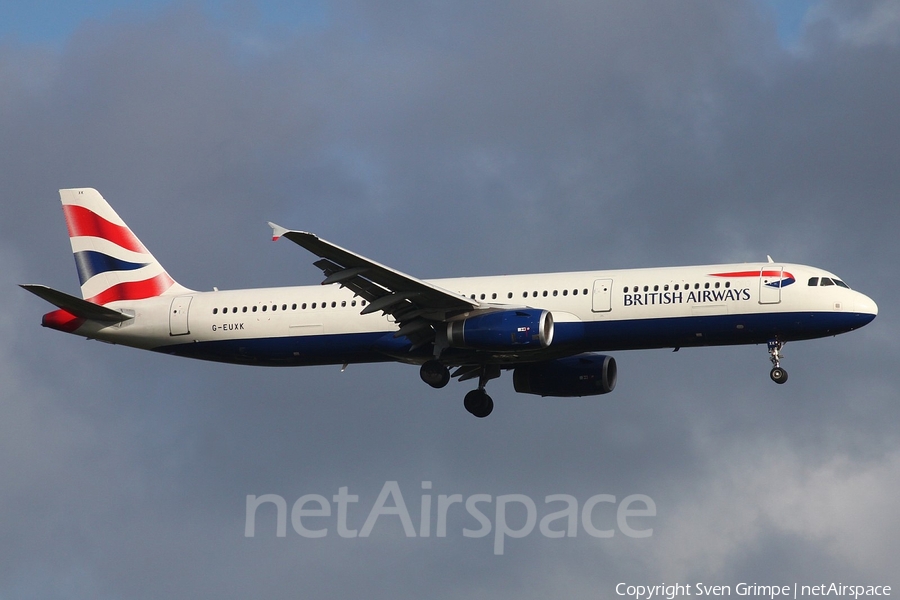 British Airways Airbus A321-231 (G-EUXK) | Photo 18474