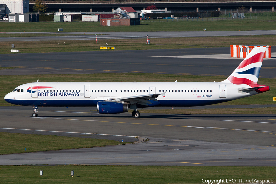 British Airways Airbus A321-231 (G-EUXK) | Photo 532654