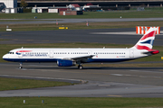 British Airways Airbus A321-231 (G-EUXK) at  Hamburg - Fuhlsbuettel (Helmut Schmidt), Germany