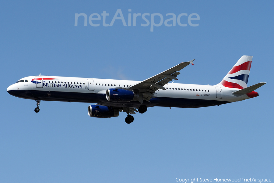 British Airways Airbus A321-231 (G-EUXK) | Photo 583682