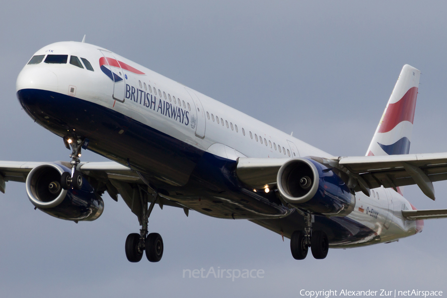 British Airways Airbus A321-231 (G-EUXK) | Photo 136360