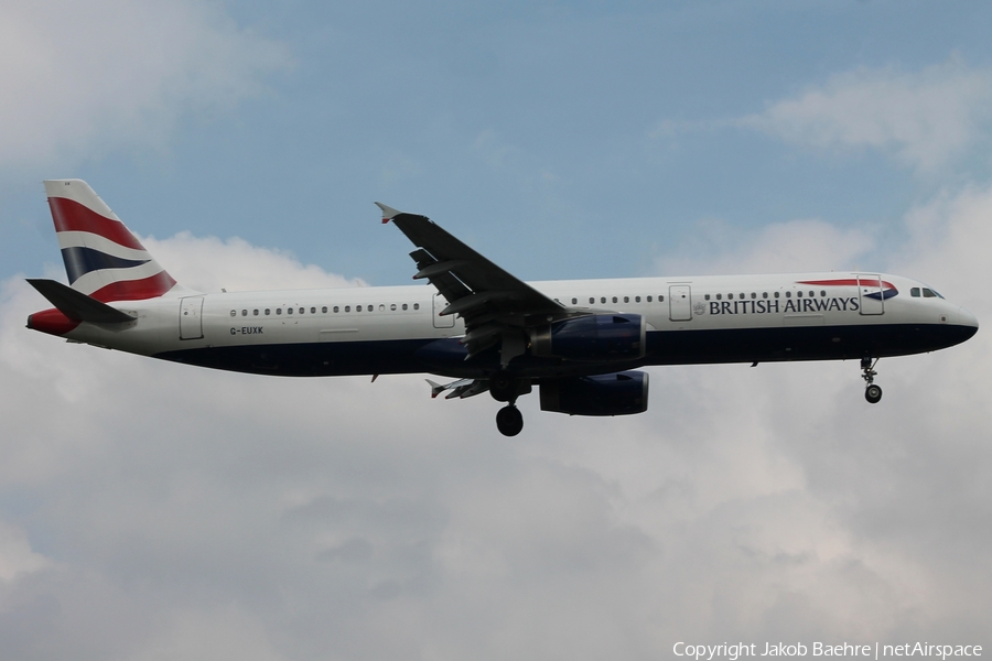 British Airways Airbus A321-231 (G-EUXK) | Photo 143380