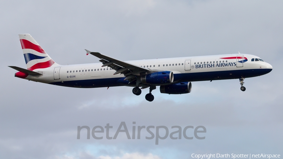 British Airways Airbus A321-231 (G-EUXK) | Photo 182143