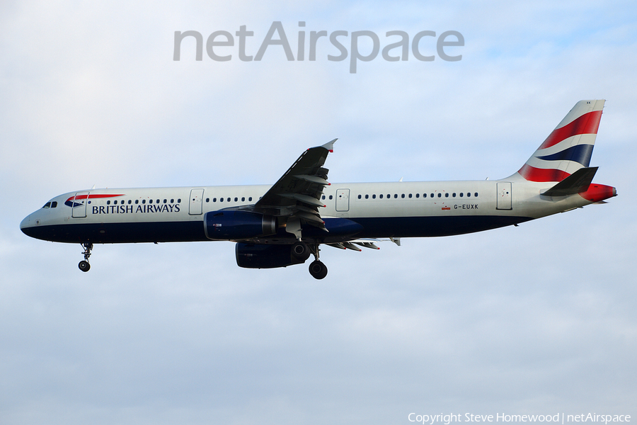 British Airways Airbus A321-231 (G-EUXK) | Photo 667724