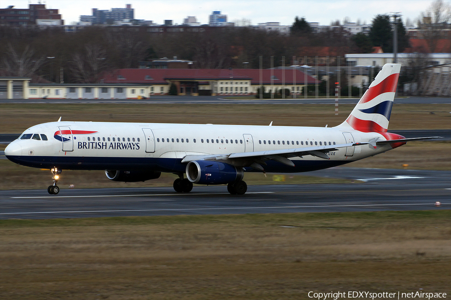 British Airways Airbus A321-231 (G-EUXK) | Photo 278742