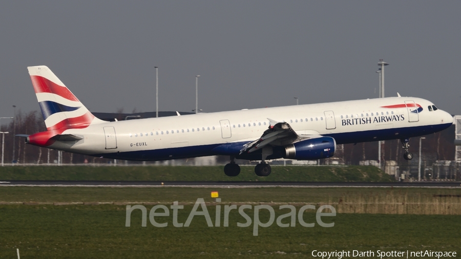 British Airways Airbus A321-231 (G-EUXL) | Photo 228088