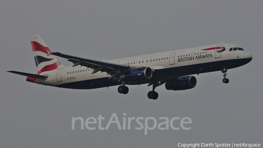 British Airways Airbus A321-231 (G-EUXL) | Photo 224345