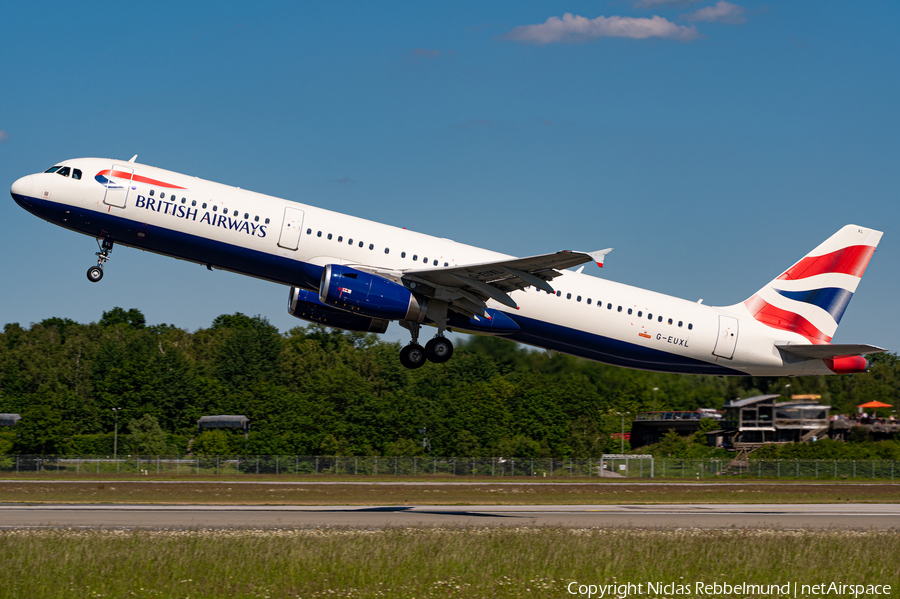 British Airways Airbus A321-231 (G-EUXL) | Photo 510758