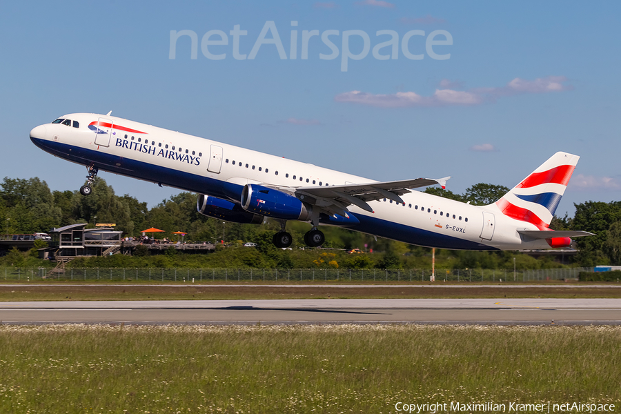 British Airways Airbus A321-231 (G-EUXL) | Photo 521568