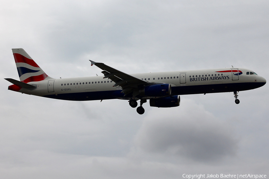 British Airways Airbus A321-231 (G-EUXL) | Photo 183648