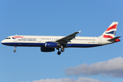 British Airways Airbus A321-231 (G-EUXL) at  London - Heathrow, United Kingdom