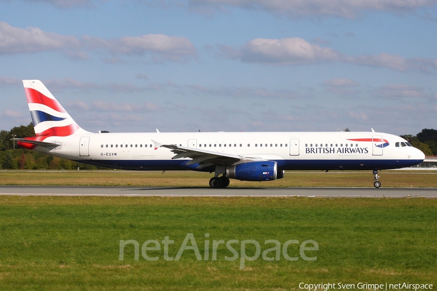 British Airways Airbus A321-231 (G-EUXM) | Photo 32065
