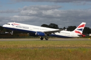 British Airways Airbus A321-231 (G-EUXM) at  Hamburg - Fuhlsbuettel (Helmut Schmidt), Germany