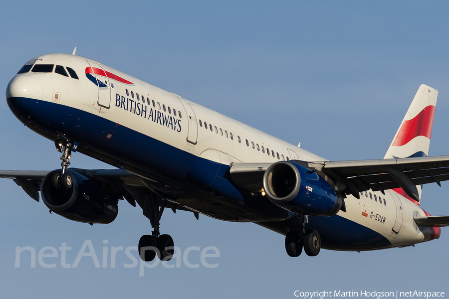 British Airways Airbus A321-231 (G-EUXM) | Photo 131111