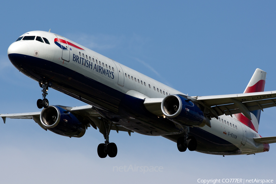 British Airways Airbus A321-231 (G-EUXM) | Photo 56918
