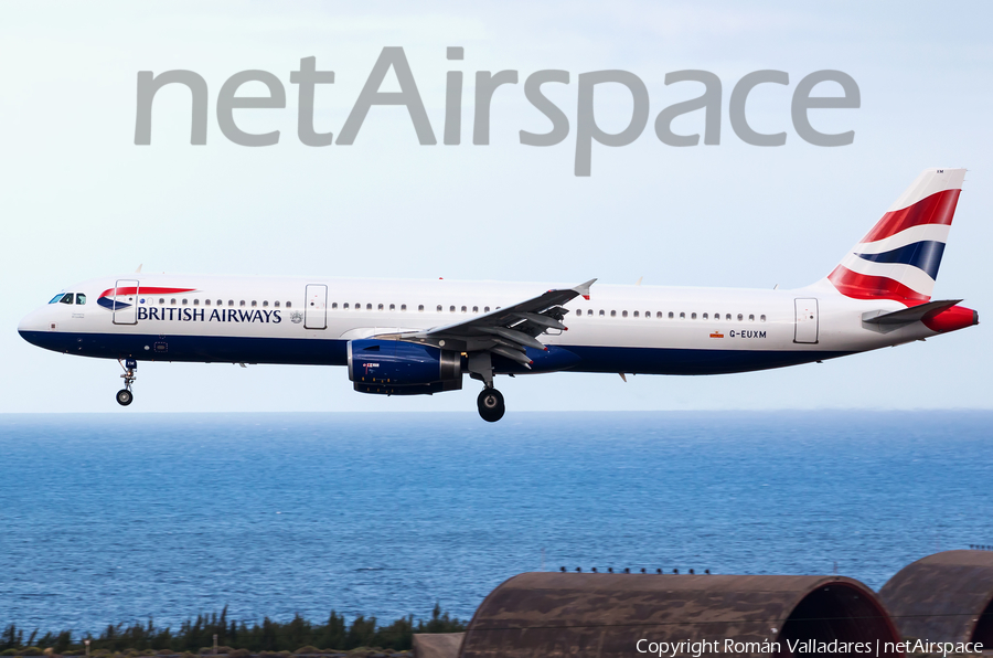 British Airways Airbus A321-231 (G-EUXM) | Photo 564967