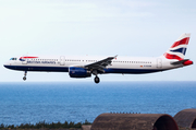 British Airways Airbus A321-231 (G-EUXM) at  Gran Canaria, Spain