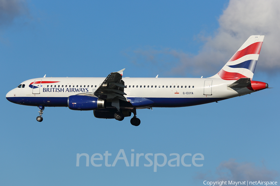 British Airways Airbus A320-232 (G-EUYA) | Photo 236238