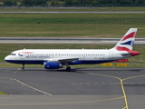 British Airways Airbus A320-232 (G-EUYA) at  Dusseldorf - International, Germany