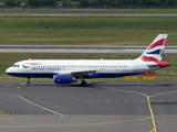 British Airways Airbus A320-232 (G-EUYA) at  Dusseldorf - International, Germany