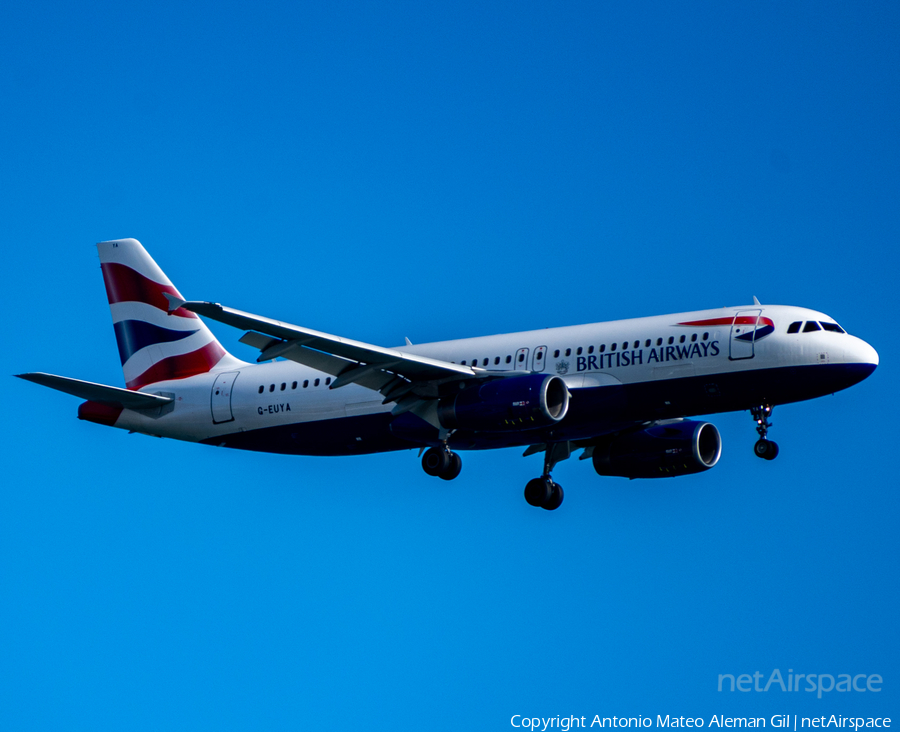 British Airways Airbus A320-232 (G-EUYA) | Photo 628889