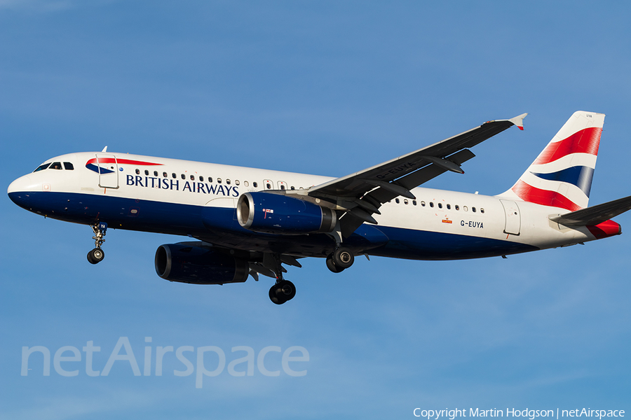 British Airways Airbus A320-232 (G-EUYA) | Photo 131197