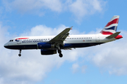 British Airways Airbus A320-232 (G-EUYA) at  London - Heathrow, United Kingdom