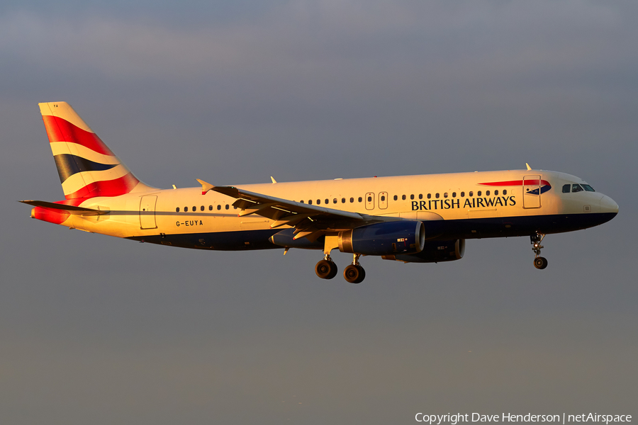 British Airways Airbus A320-232 (G-EUYA) | Photo 21529