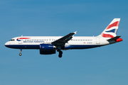 British Airways Airbus A320-232 (G-EUYA) at  London - Heathrow, United Kingdom
