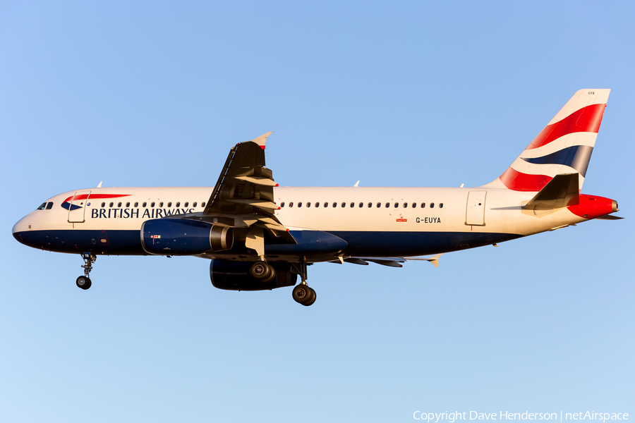 British Airways Airbus A320-232 (G-EUYA) | Photo 368605