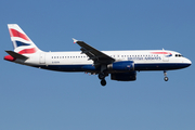 British Airways Airbus A320-232 (G-EUYA) at  London - Heathrow, United Kingdom