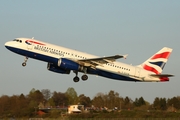 British Airways Airbus A320-232 (G-EUYB) at  Hamburg - Fuhlsbuettel (Helmut Schmidt), Germany