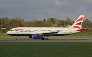 British Airways Airbus A320-232 (G-EUYB) at  Hamburg - Fuhlsbuettel (Helmut Schmidt), Germany