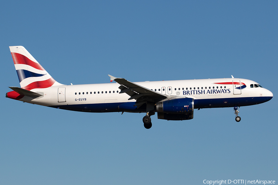 British Airways Airbus A320-232 (G-EUYB) | Photo 561371